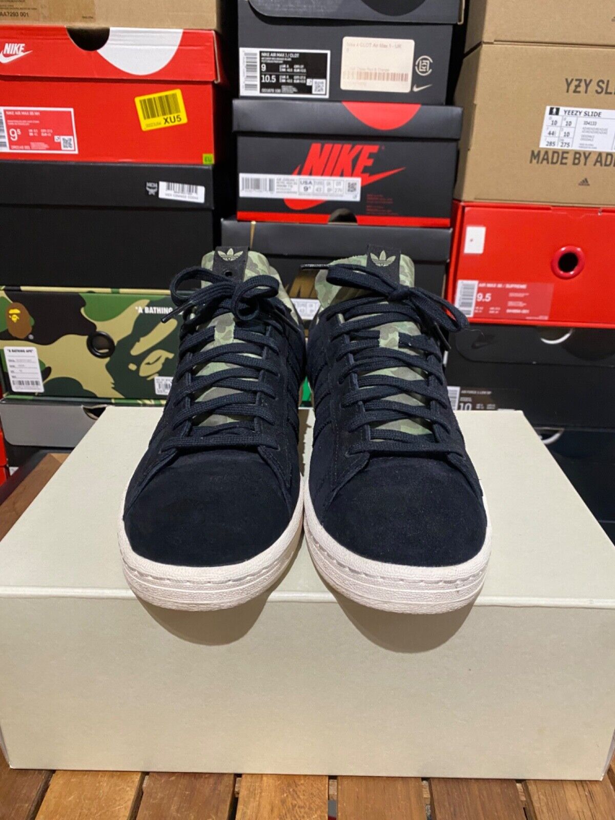 adidas campus 80 undefeated x bape size 10