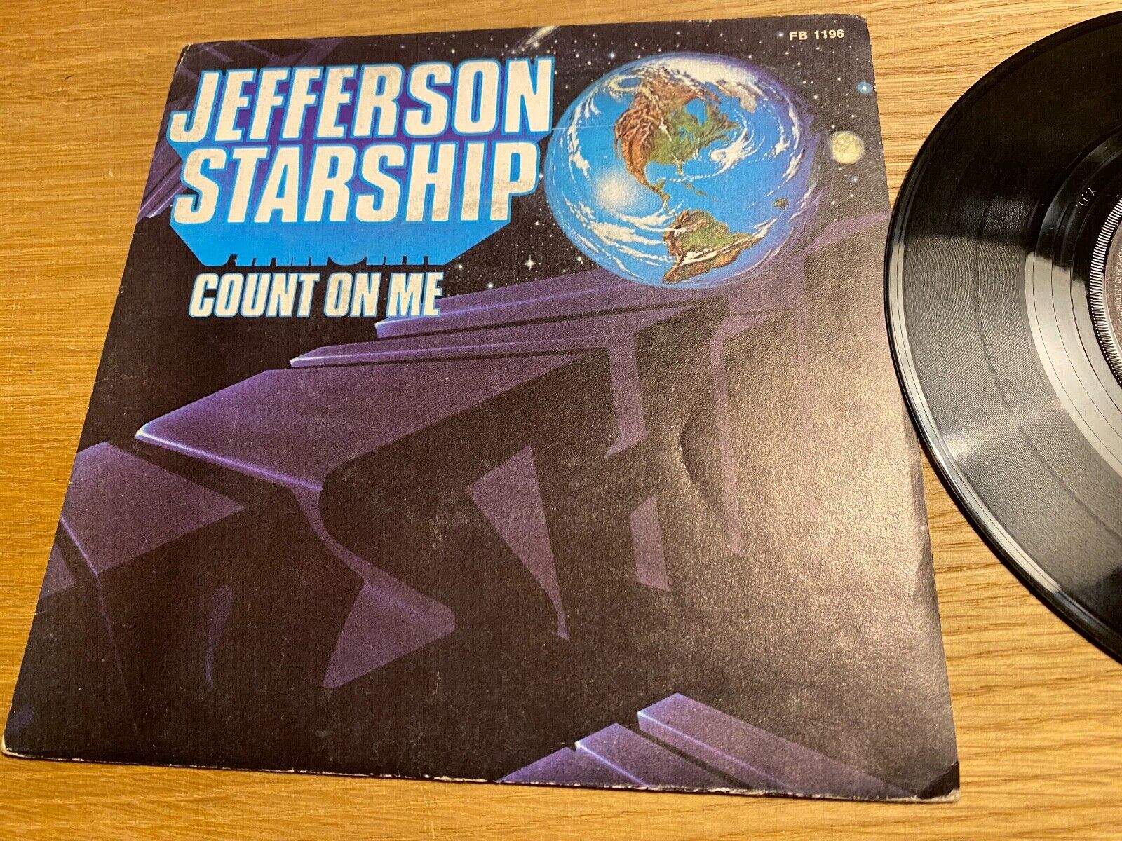 STARSHIP "COUNT ON ME / SHOW YOURSELF" 1978 7" VINYL SINGLE SACEM FRANCE 1PRESS