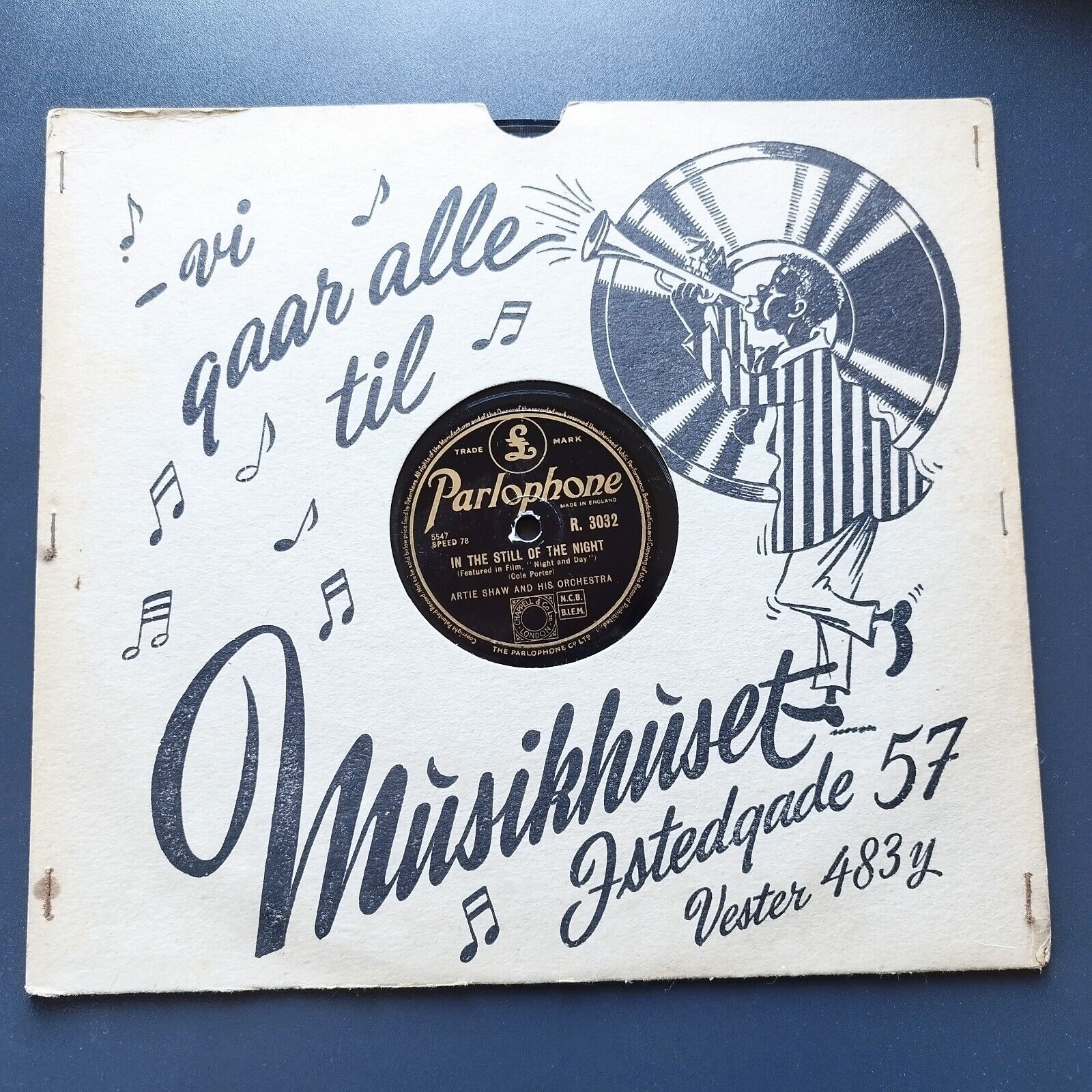 78 RPM  shellacARTIE SHAW In The Still Of The Night/What Is This Thing Called