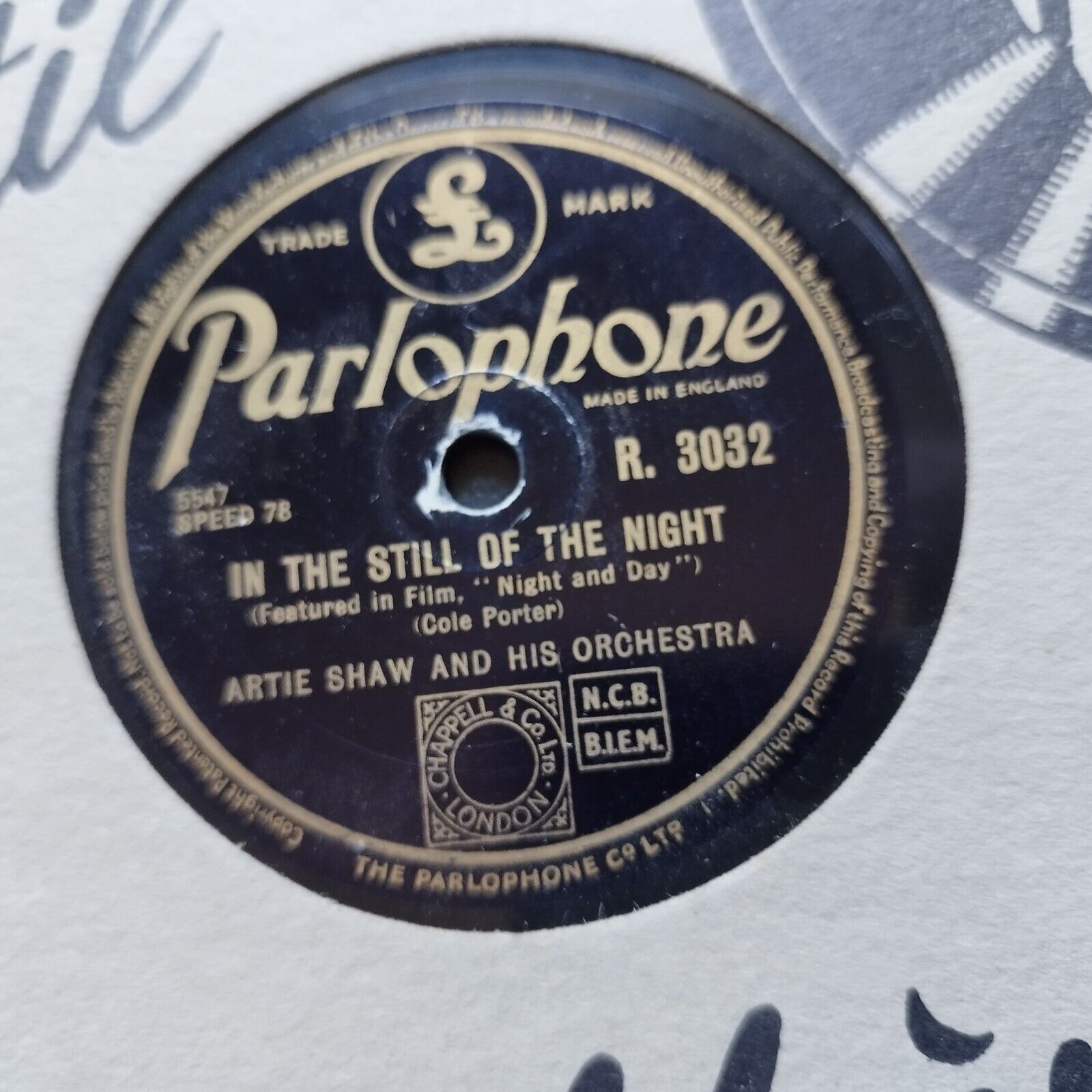 78 RPM  shellacARTIE SHAW In The Still Of The Night/What Is This Thing Called