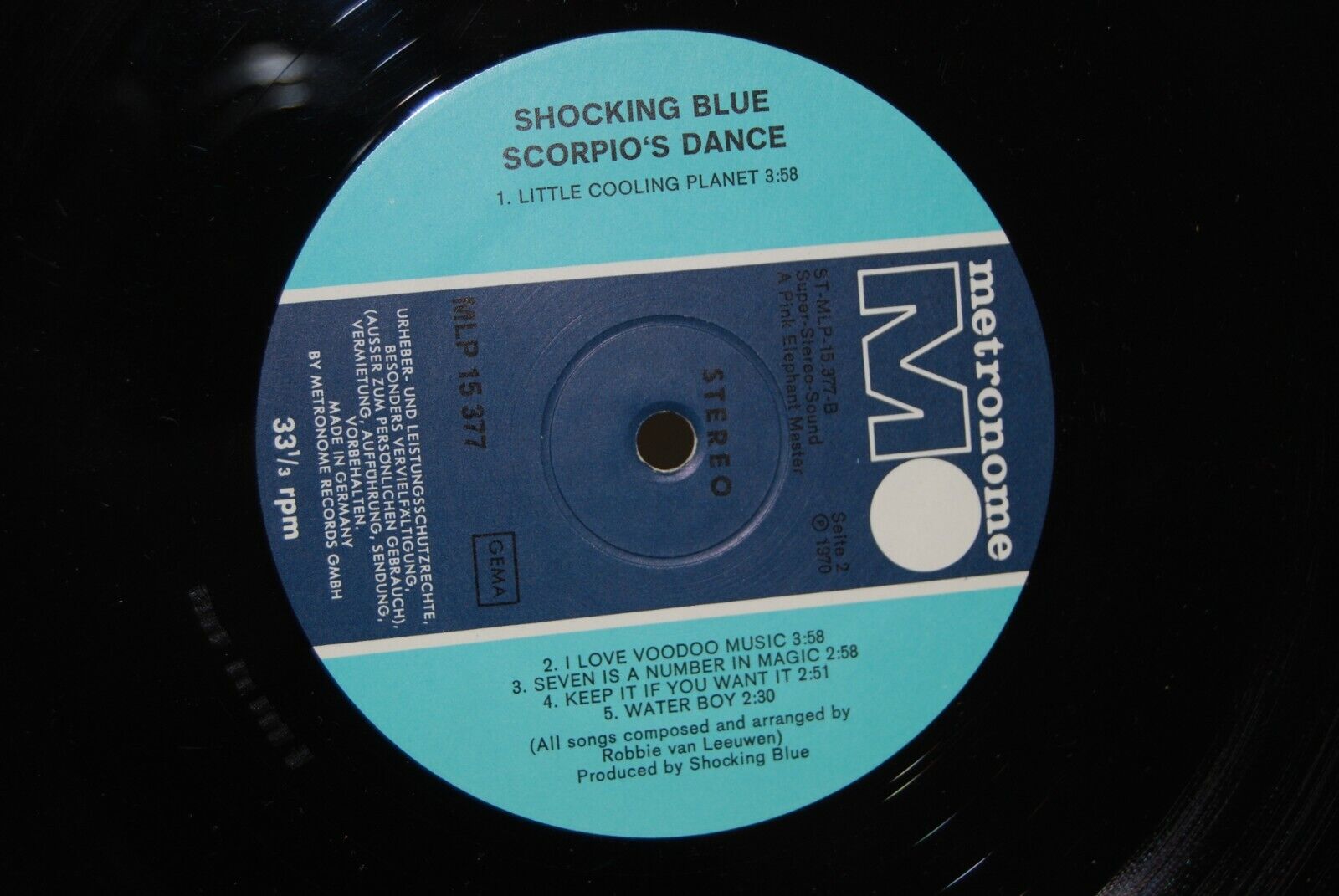 SHOCKING BLUE Scorpio's Dance MLP 15377 Vinyl LP