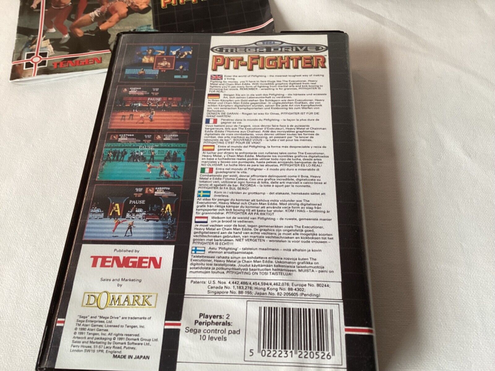 Sega Megadrive - Pit-Fighter  - Boxed  Complete - PAL