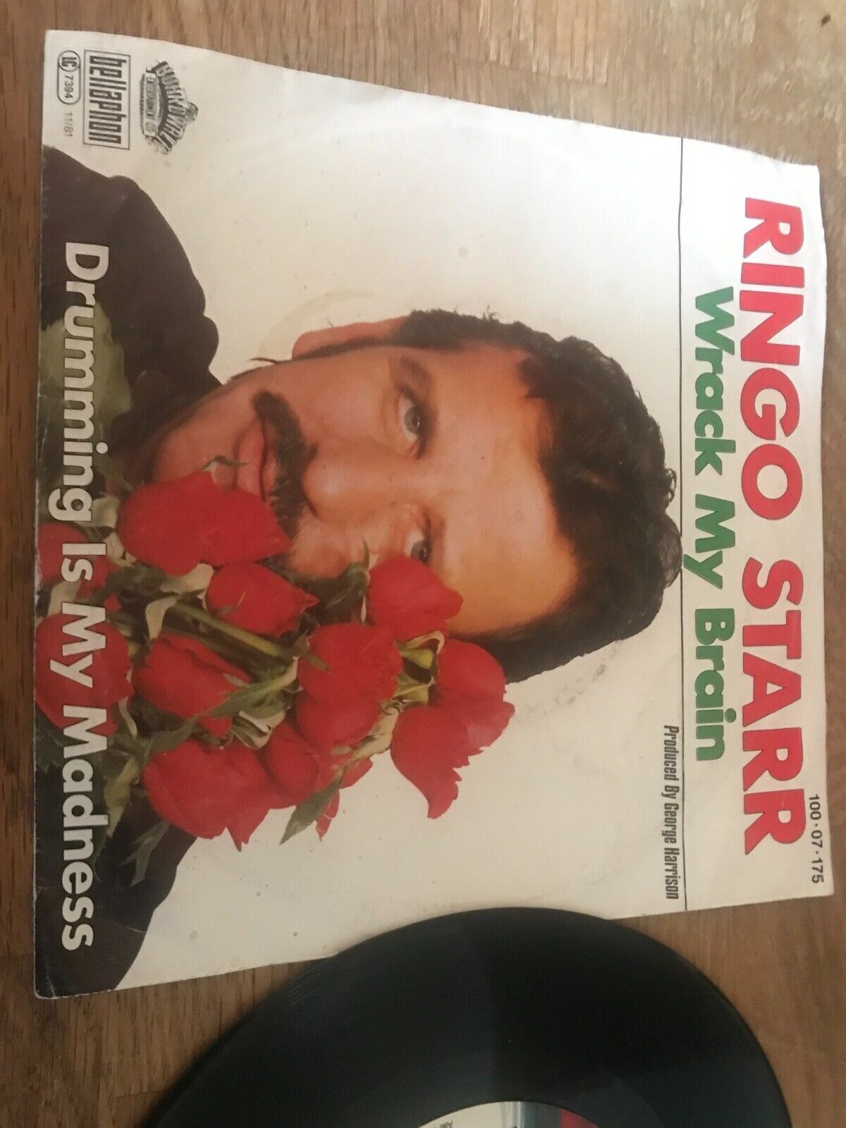 RINGO STARR "WRACK MY BRAIN" WEST GERMAN 1981 BOARDWALK  BELLAPHON RECORDS RARE