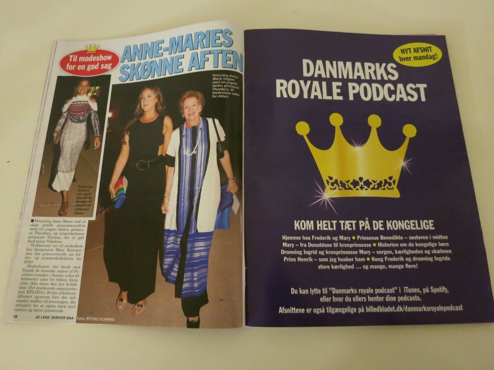 Danish Magazine Royal Princess MARY Anne-Marie SOFIA Margrethe FERGIE ABBA Q128