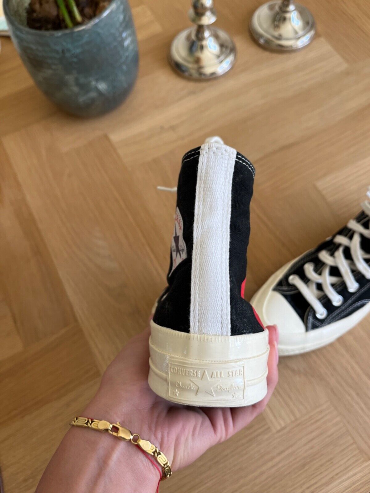 Black Comme des Garçons Play Converse size EU 375