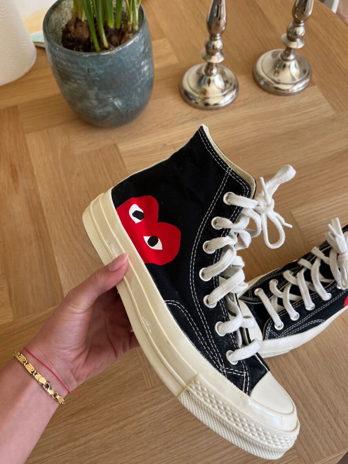 Black Comme des Garçons Play Converse size EU 375