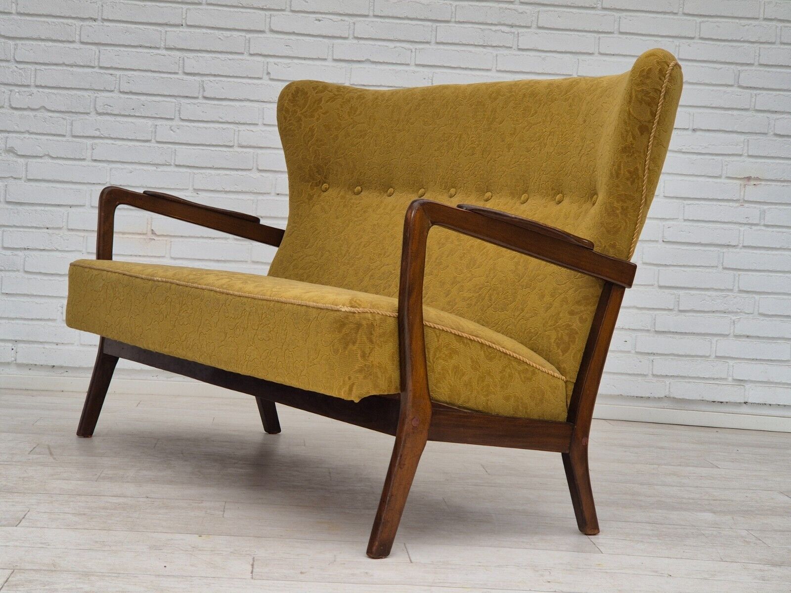 1960s Danish 2 seater sofa by Søren Hansen for Fritz Hansen original condition