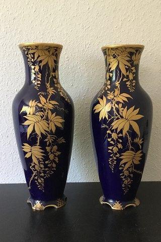 Royal Copenhagen A Pair of Art Nouvea Vases