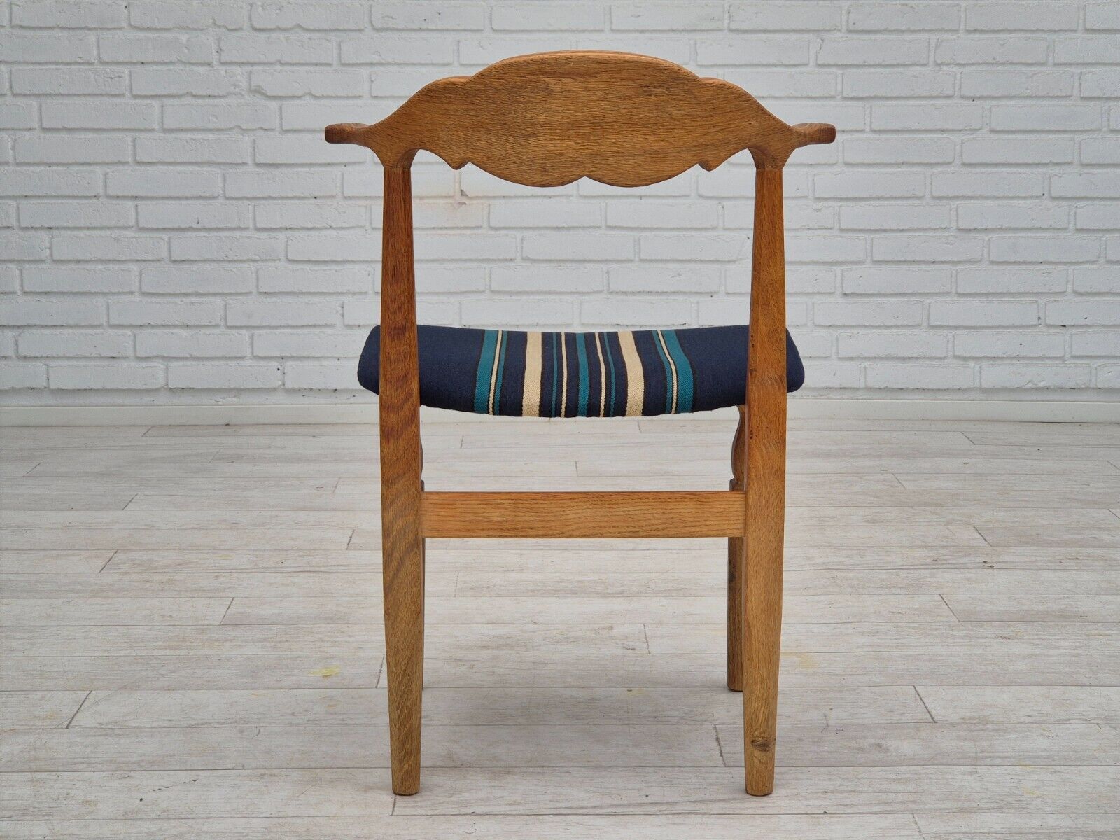 1970s Danish design by Henning Kjærnulf set of 4 dinning chairs oak wood