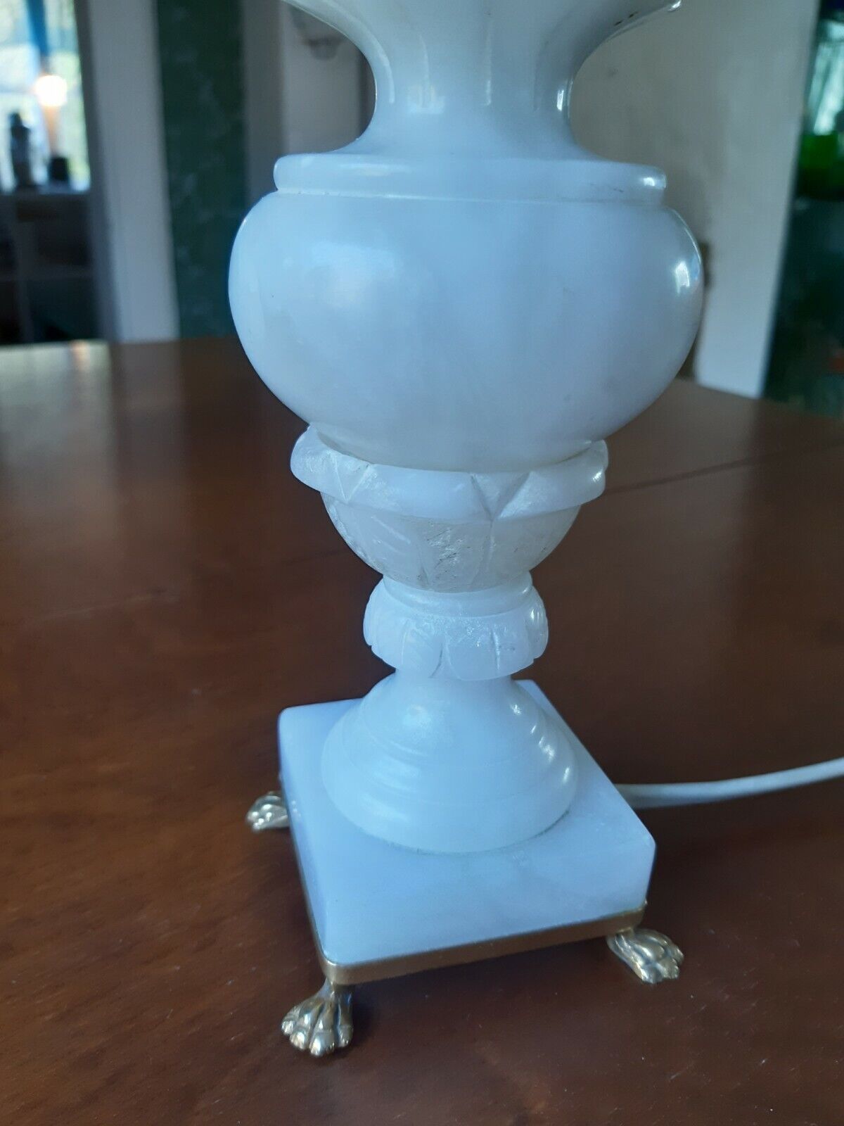 Mid century Italian alabaster lamp