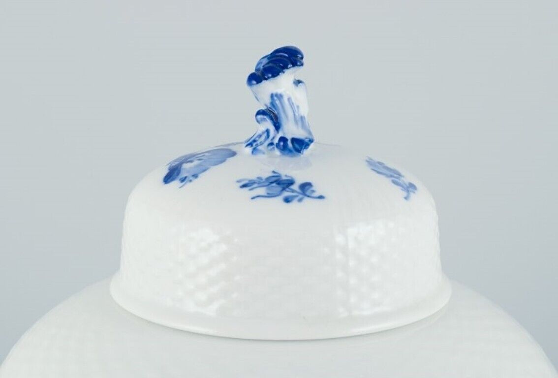 Royal Copenhagen Blue Flower Curved Large lidded jar in porcelain