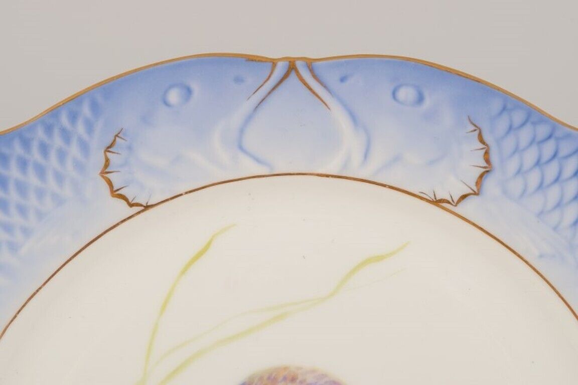 Royal Copenhagen Fauna Danica fish plate in porcelain Approx from 1930s