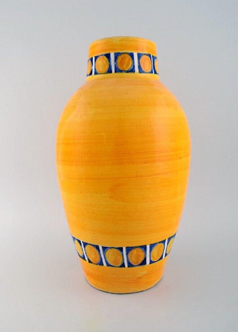 Poterie Serghini Morocco Large unique vase in hand-painted glazed stoneware