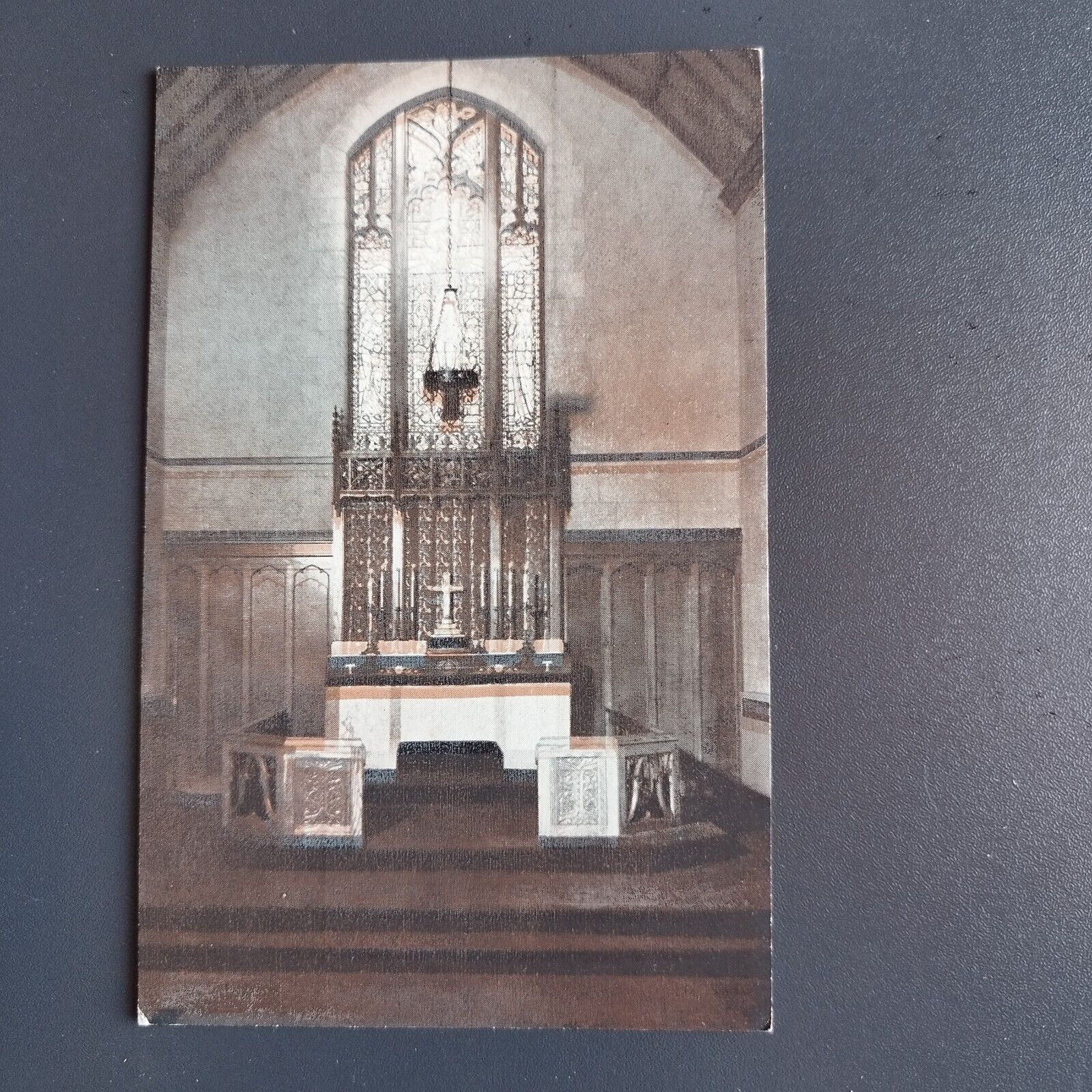 Wisconsin View of Chancel of Pilgrim Lutheran Church Belknap and Clough