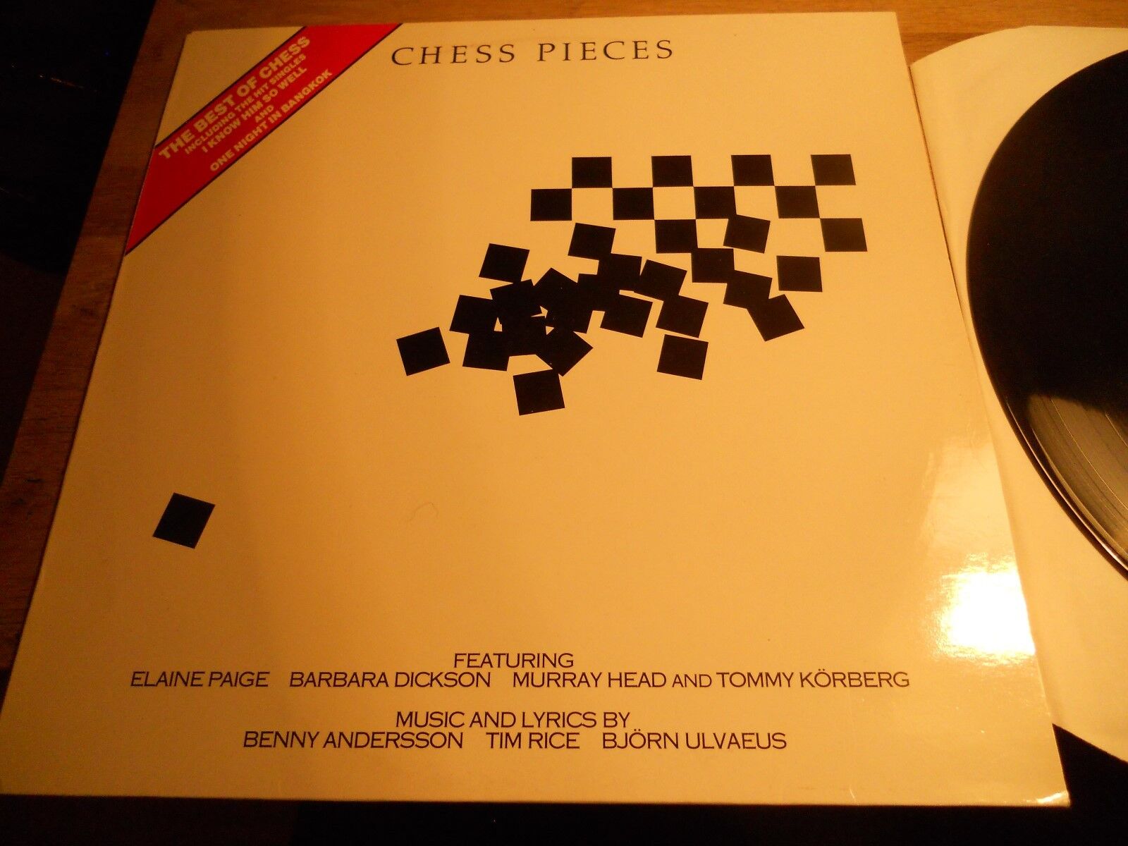 CHESS PIECES 1984 SWEDISH LP POLAR MUSIC INTERNATIONAL ABBA RELATED ULVEAUS RARE