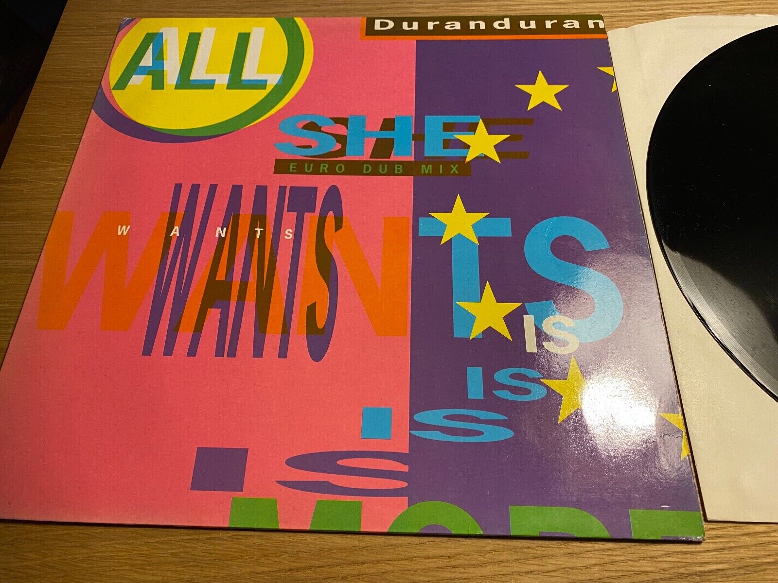 DURAN DURAN "ALL THAT SHE WANT´S IS" 1988 3 TRACK DUTCH PRESS EMI RECORDS REMIX*