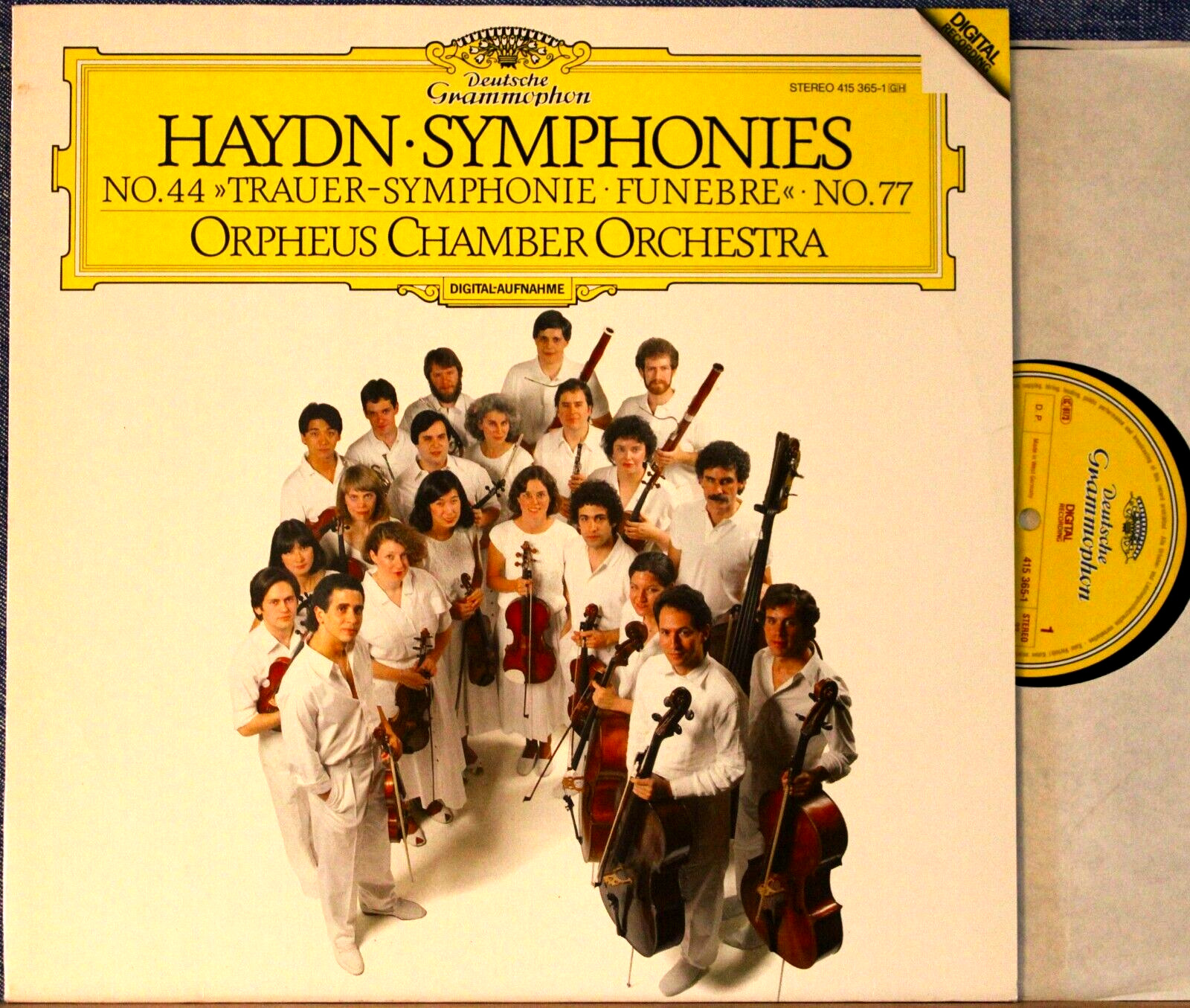 Orpheus Chamber Orchestra Haydn (Symphonies 44 + 77) DGG 415 365 dig NM