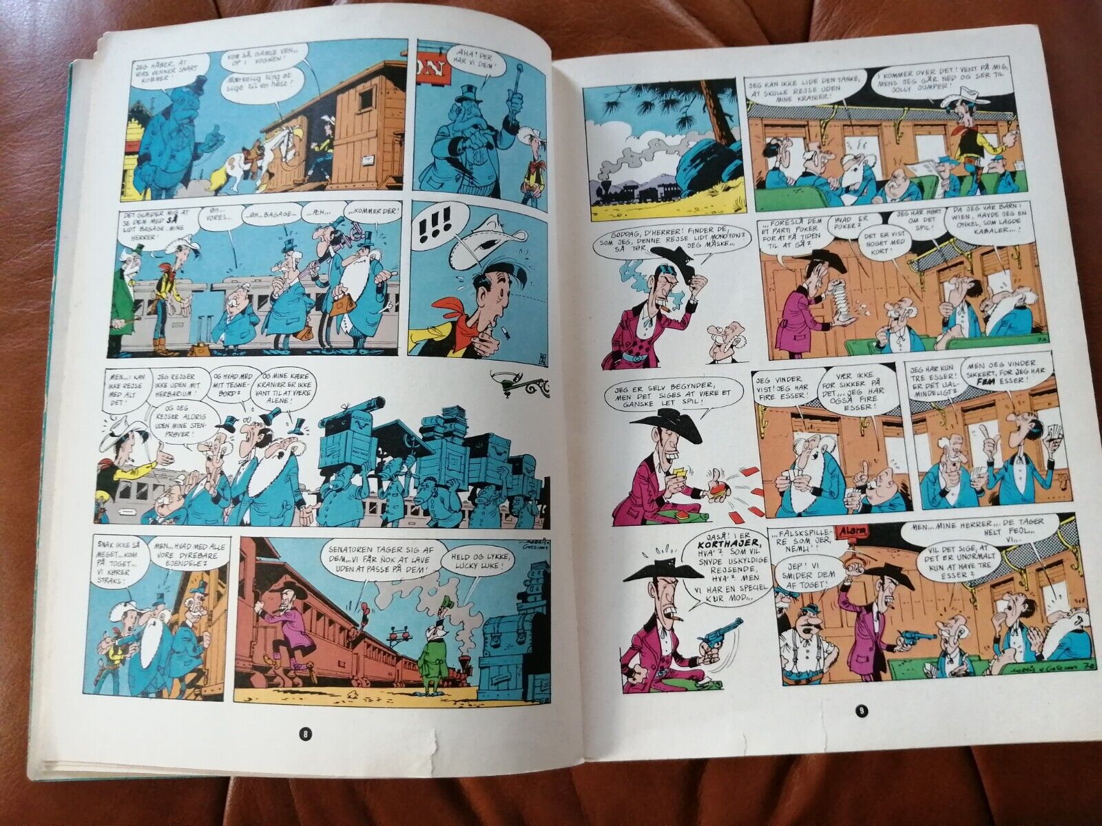 Denmarkcomic book"Lucky Luke" no 23Morris  Goscinny1976 1st ed