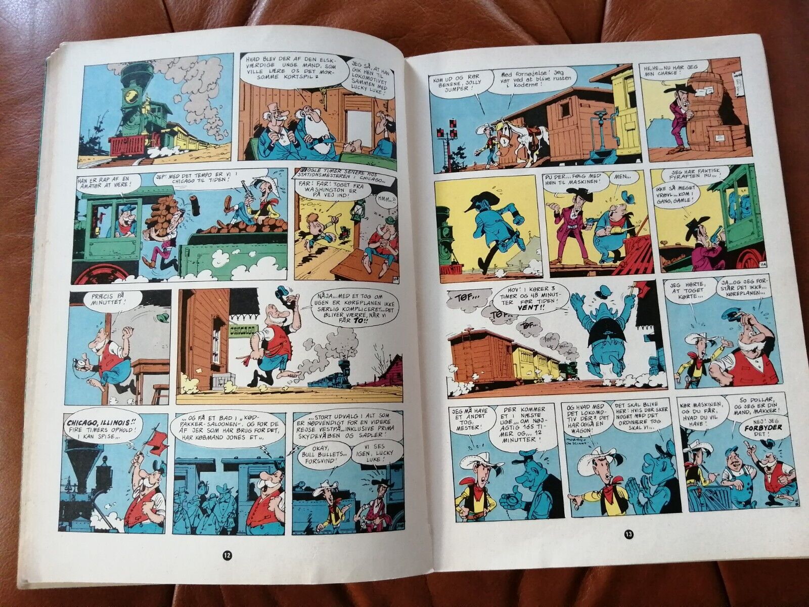 Denmarkcomic book"Lucky Luke" no 23Morris  Goscinny1976 1st ed