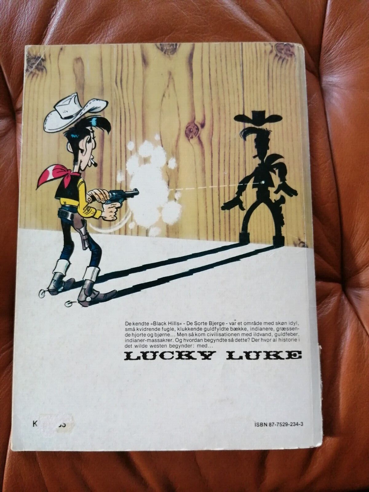 Denmarkcomic book"Lucky Luke" no 23Morris  Goscinny1976 1st ed