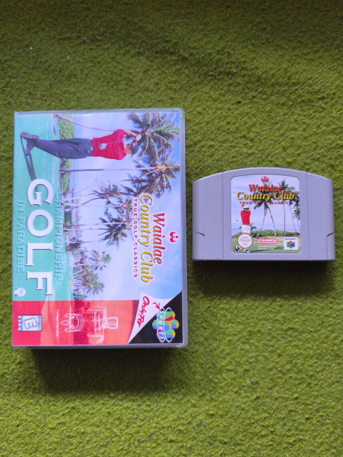 *Nintendo 64 N64* Waialae Country Club + Universal Game Case - PAL