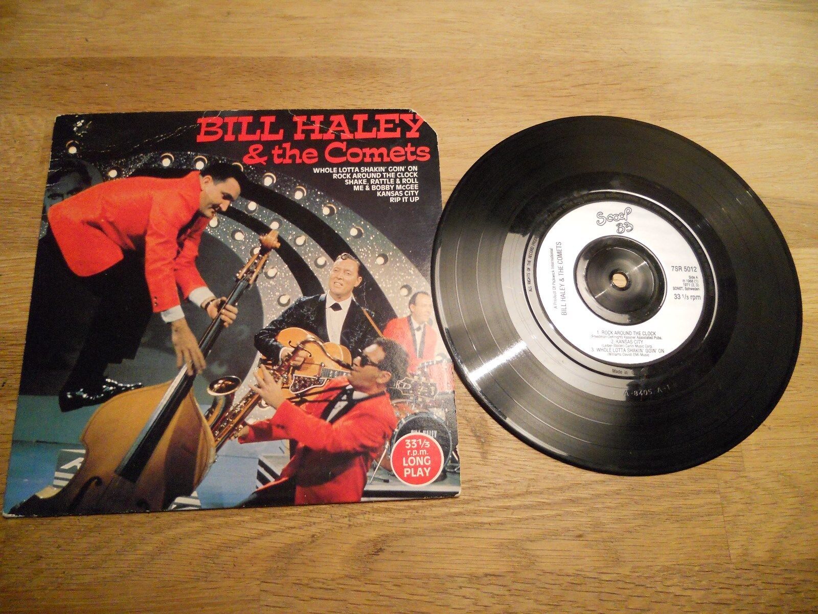 BILL HALEY  THE COMETS SONET  SCHWEDEN 6 TRACKS 7 INCH EP USED MADE IN GERMANY