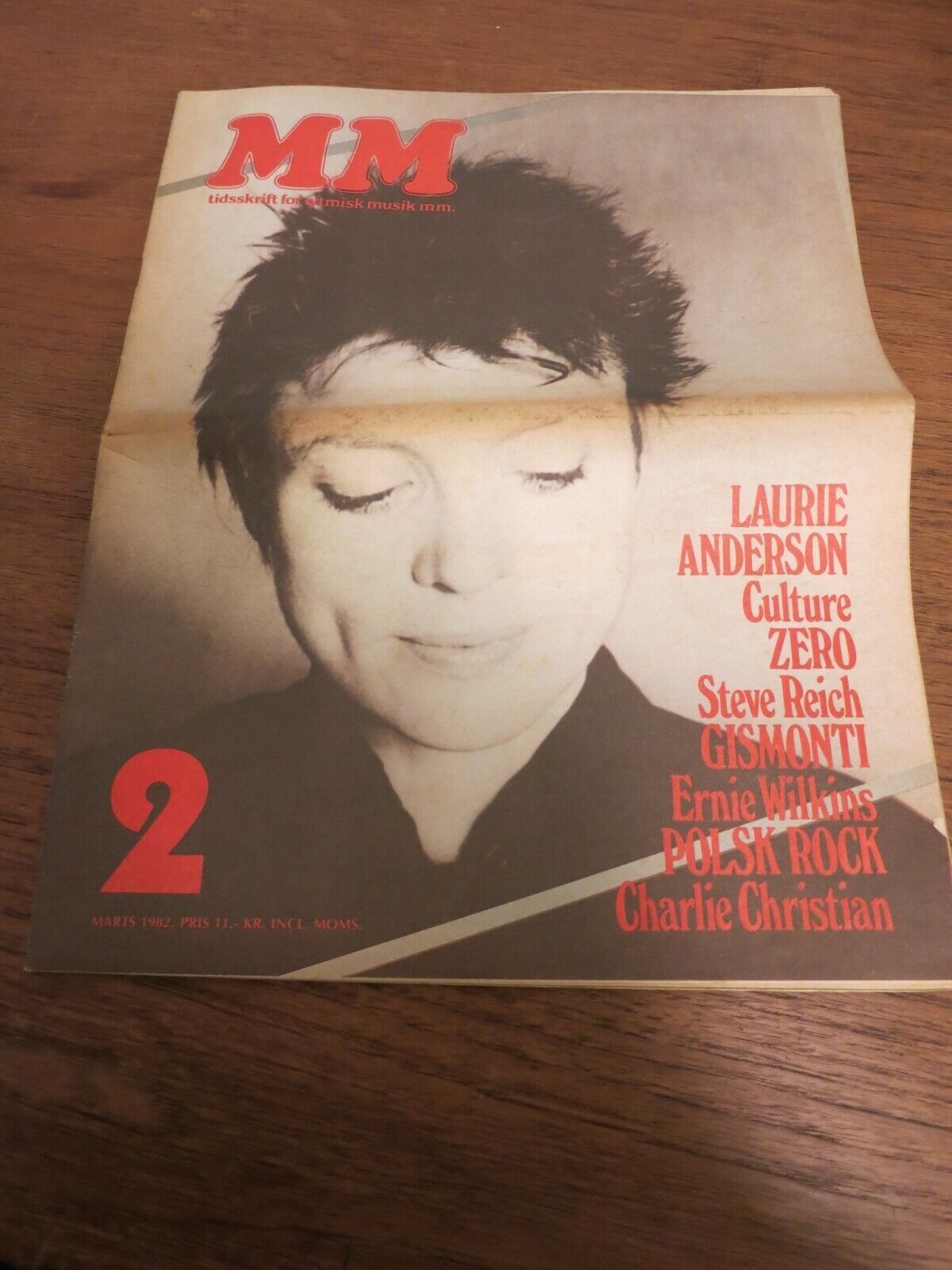 Magazine 1982 LAURIE ANDERSON Robert Broberg ERNIE WILKINS Joseph Hill NA3