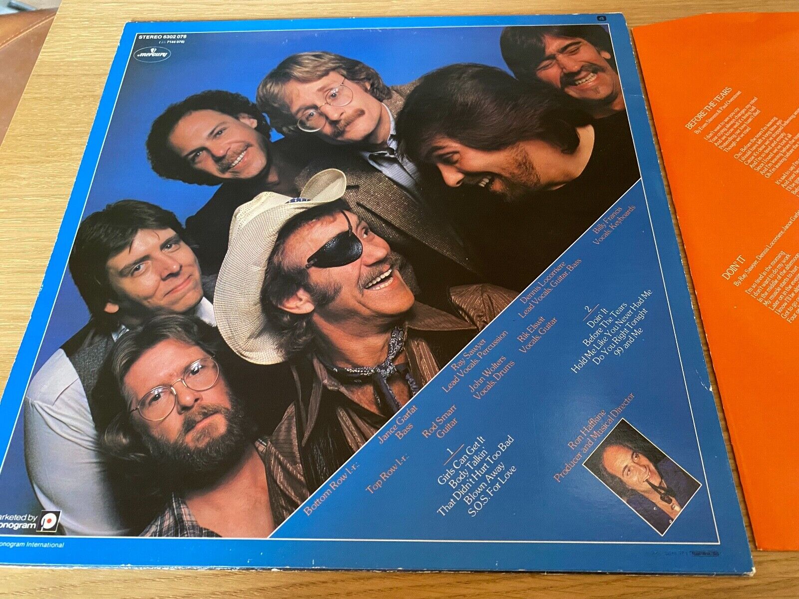 DR HOOK "RISING" 1980 10 TRACK NCB SCANDINAVIAN PRESS MERCURY RECORDS 1 PRESS*