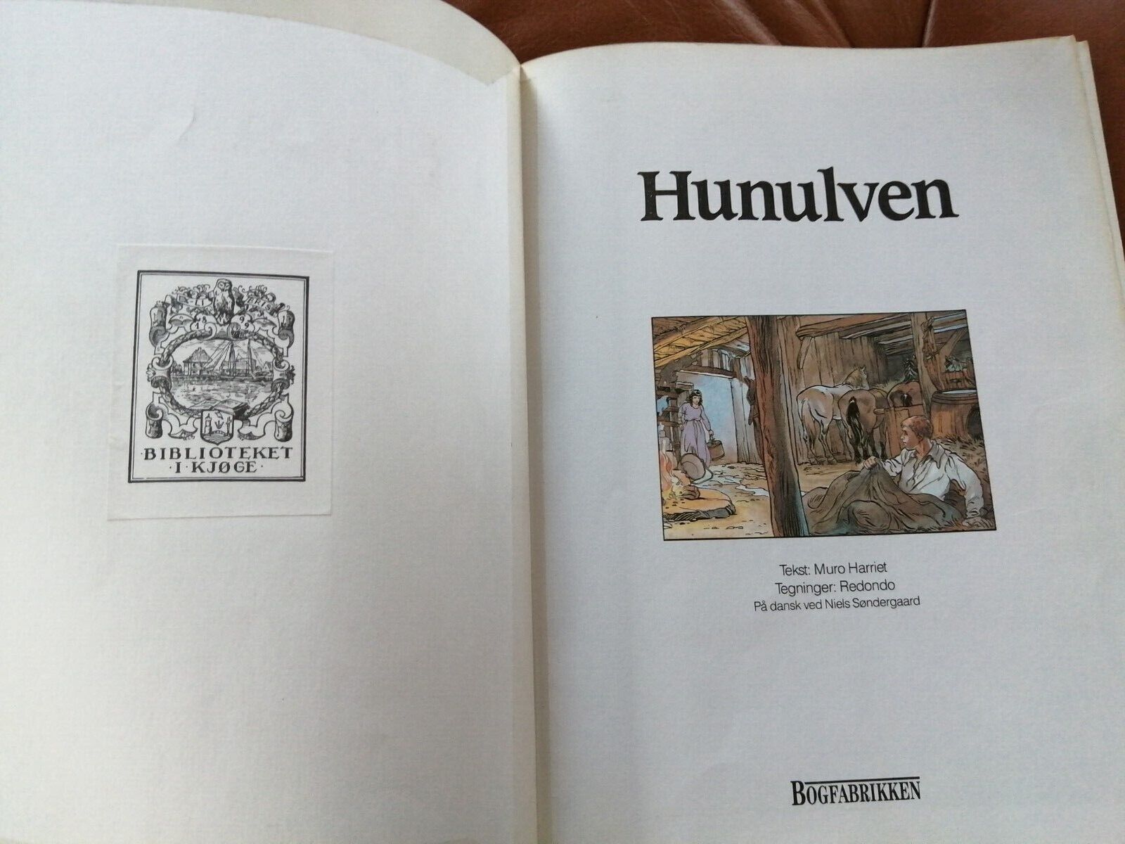 DenmarkComic album"HUNULVEN" Heksens mærke 2Muro Harriet1sted 1987