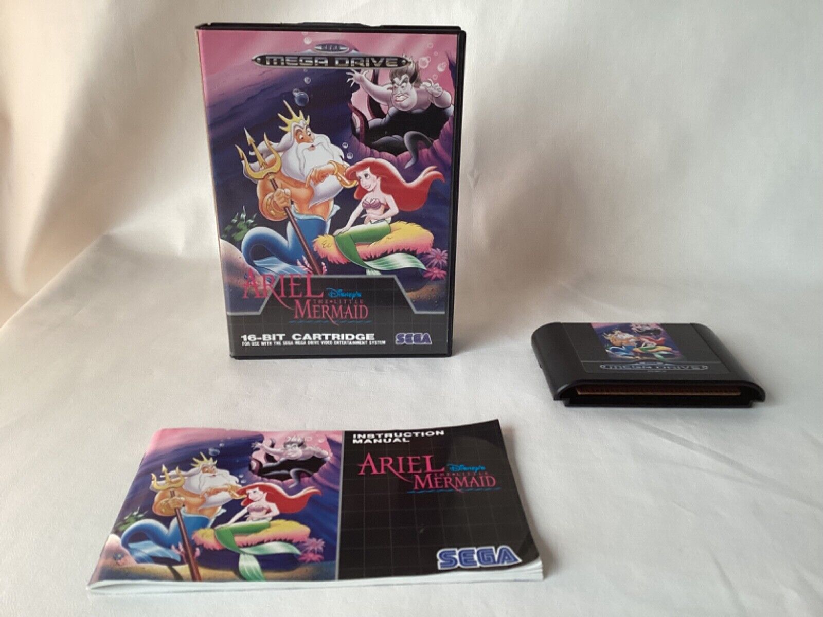 ARIEL THE LITTLE MERMAID - Sega Mega Drive - PAL - Complete Cleaned  Tested