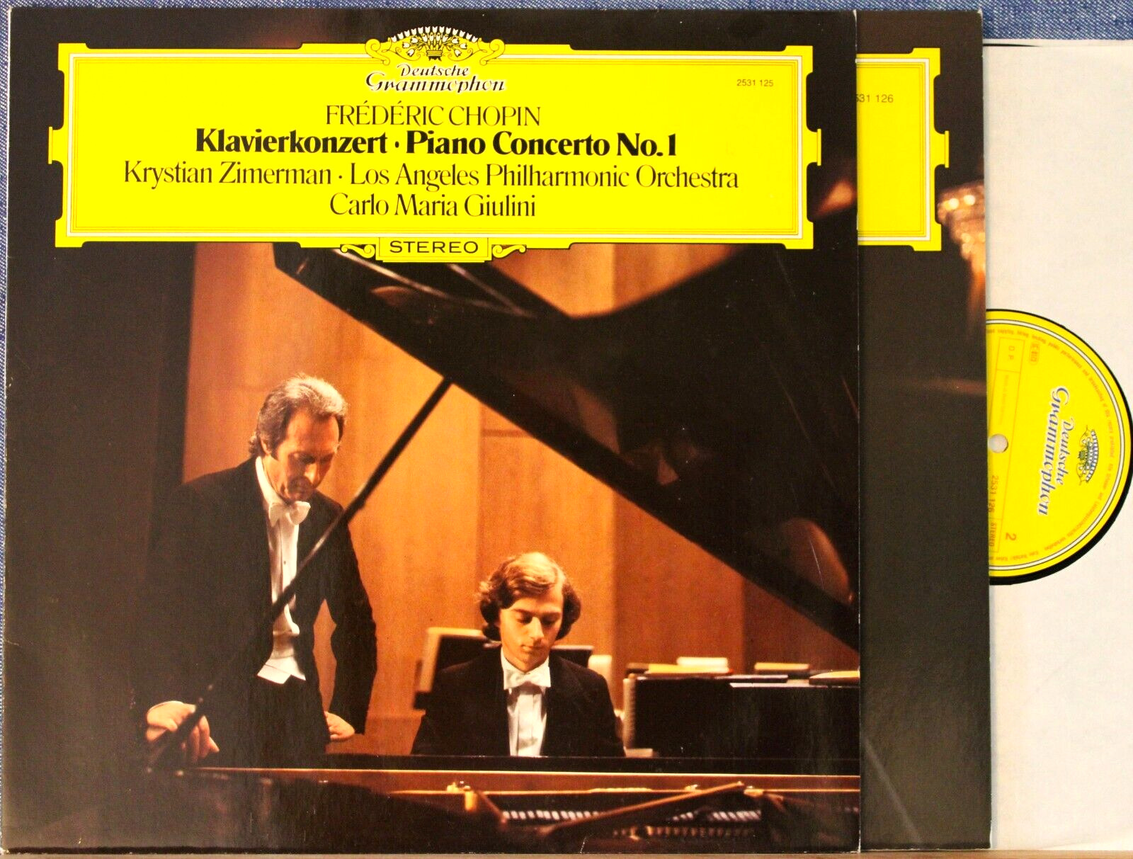 Zimerman; Giulini Chopin (Piano concertos 1+2) DGG 2531 125/6 (2) NM