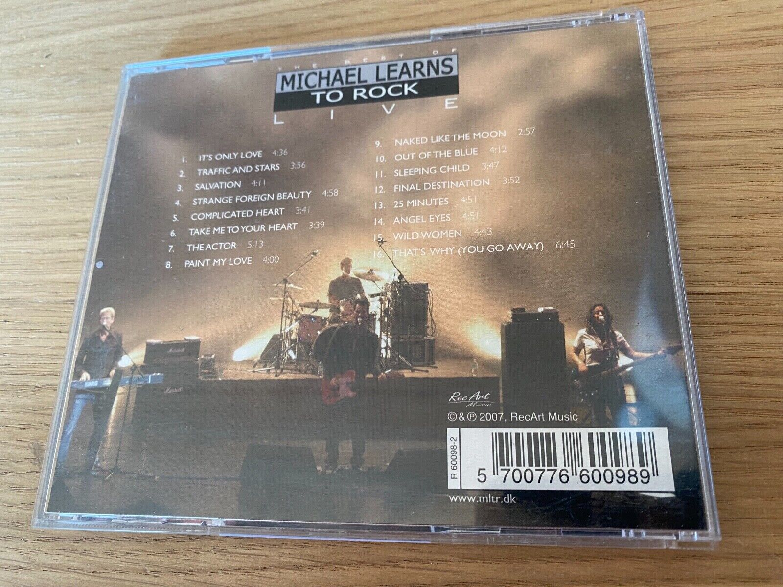 MICHAEL LEARNS TO ROCK / MLTR "THE BEST OF MLTR" 2007 LIVE CD ALBUM RECART MUSIC