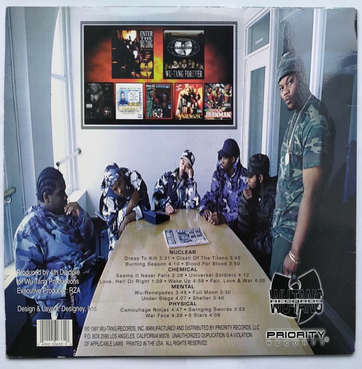 Killarmy ‎– Silent Weapons For Quiet Wars 2xLP US ORIGINAL WU TANG