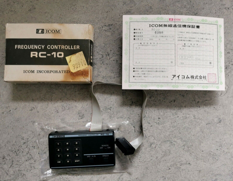 ICOM RC-10 FREQUENCY CONTROLLER | Tested in original box