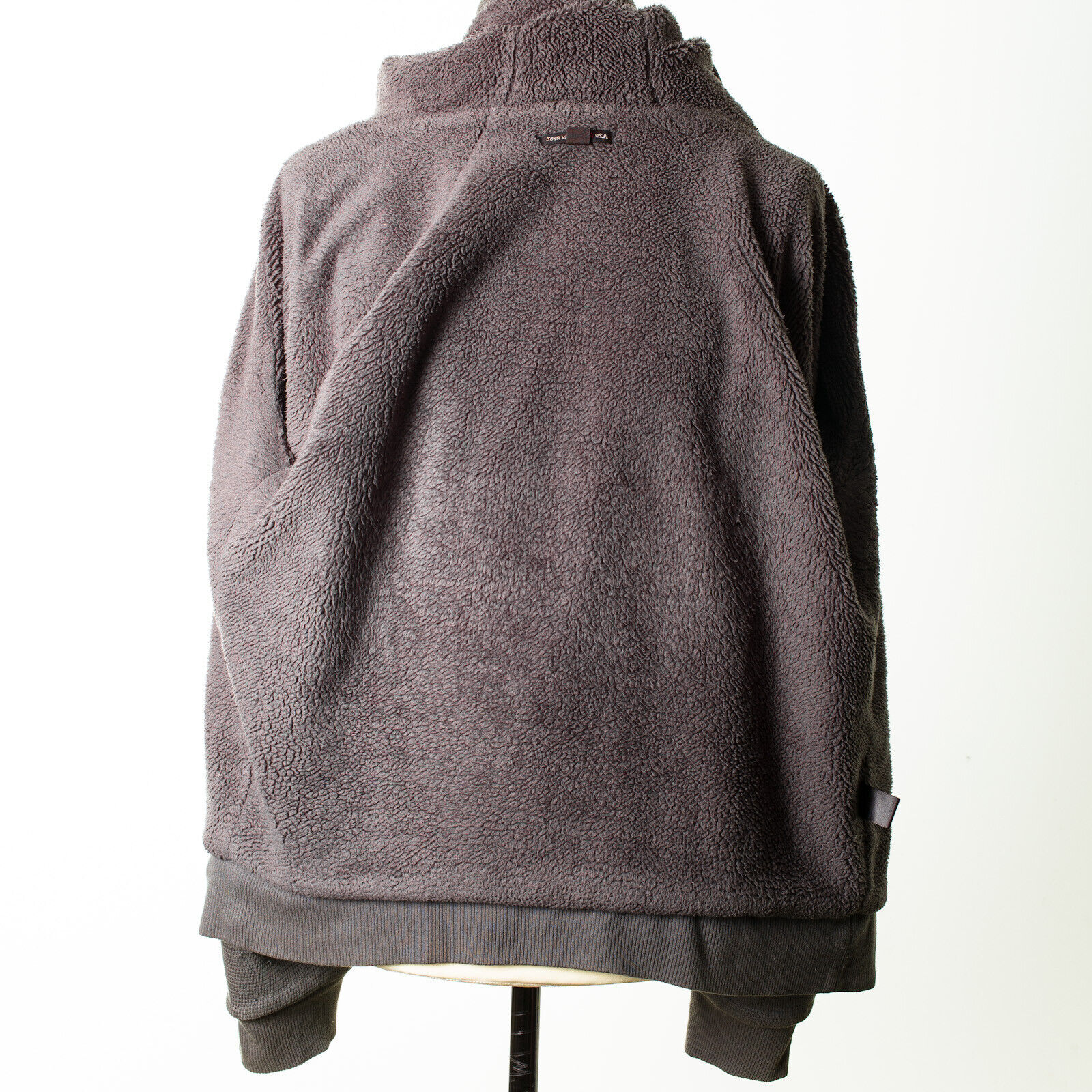 JOHN VARVATOS Gray Fleece Lined Hoodie Size L