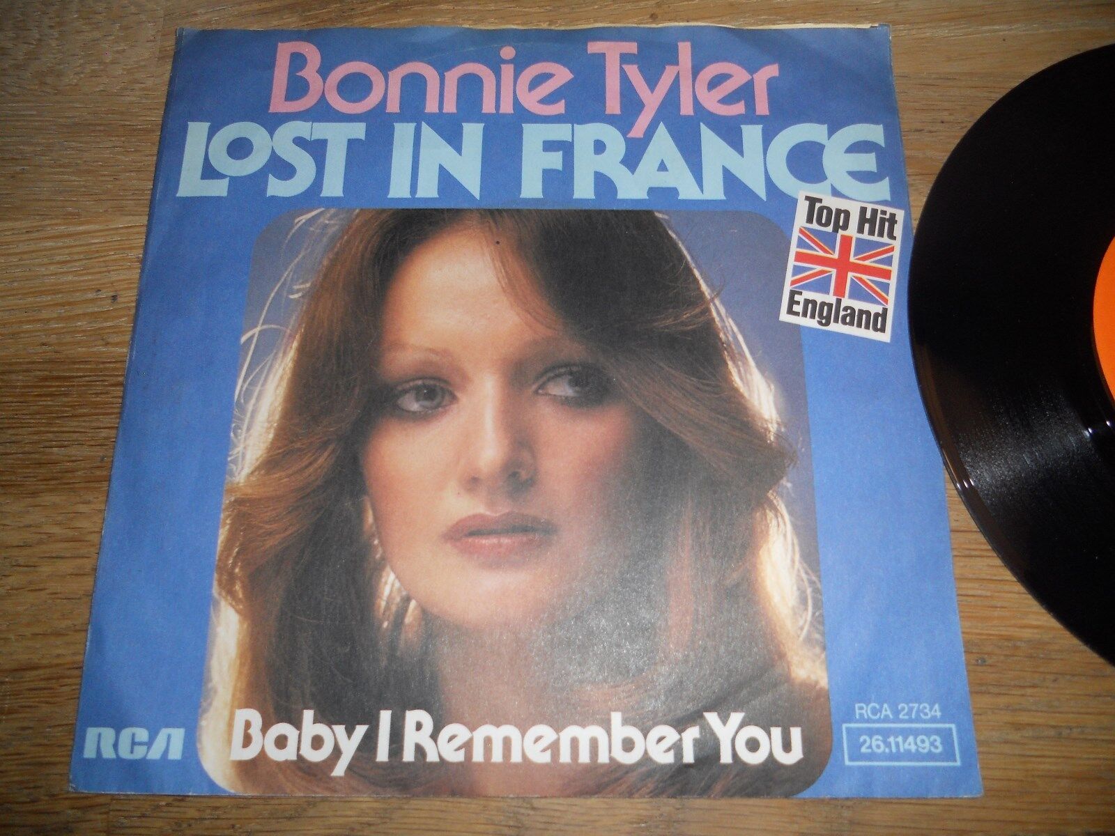 BONNIE TYLER "LOST IN FRANCE / BABY I REMEMBER YOU" RCA VICTOR RECORDS 1976 GEMA