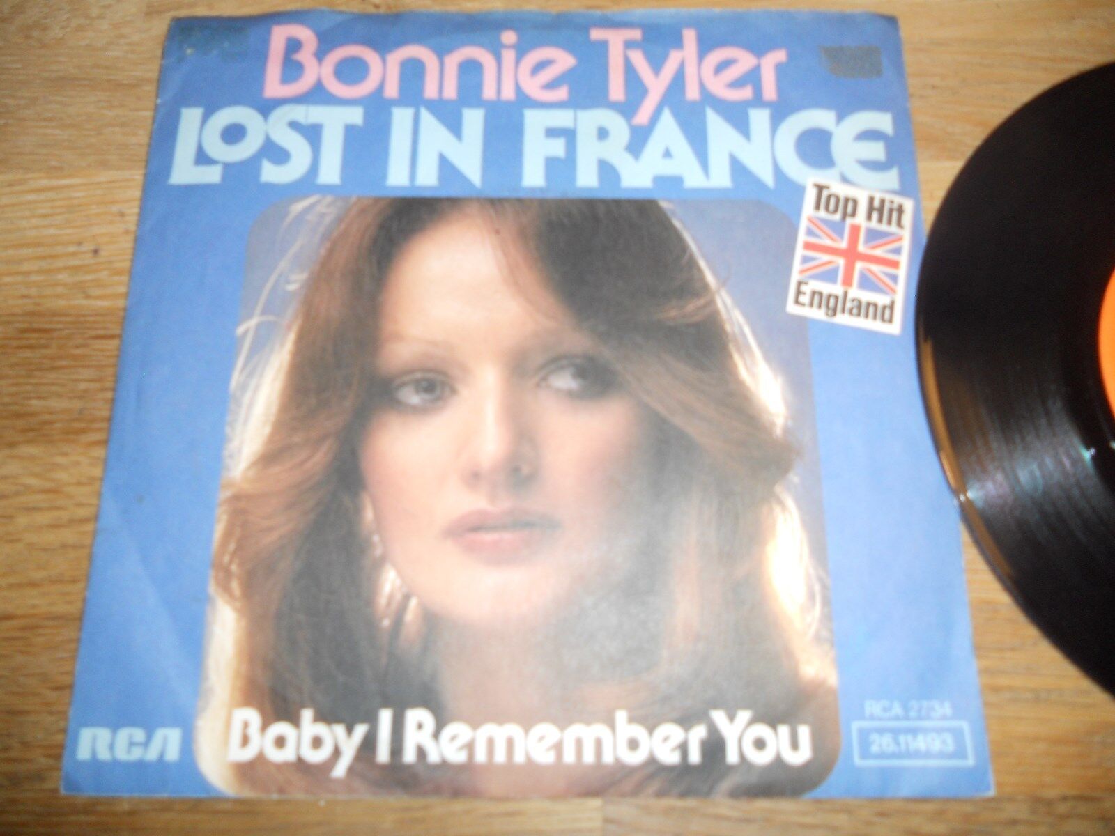 BONNIE TYLER "LOST IN FRANCE / BABY I REMEMBER YOU" RCA VICTOR RECORDS 1976 GEMA