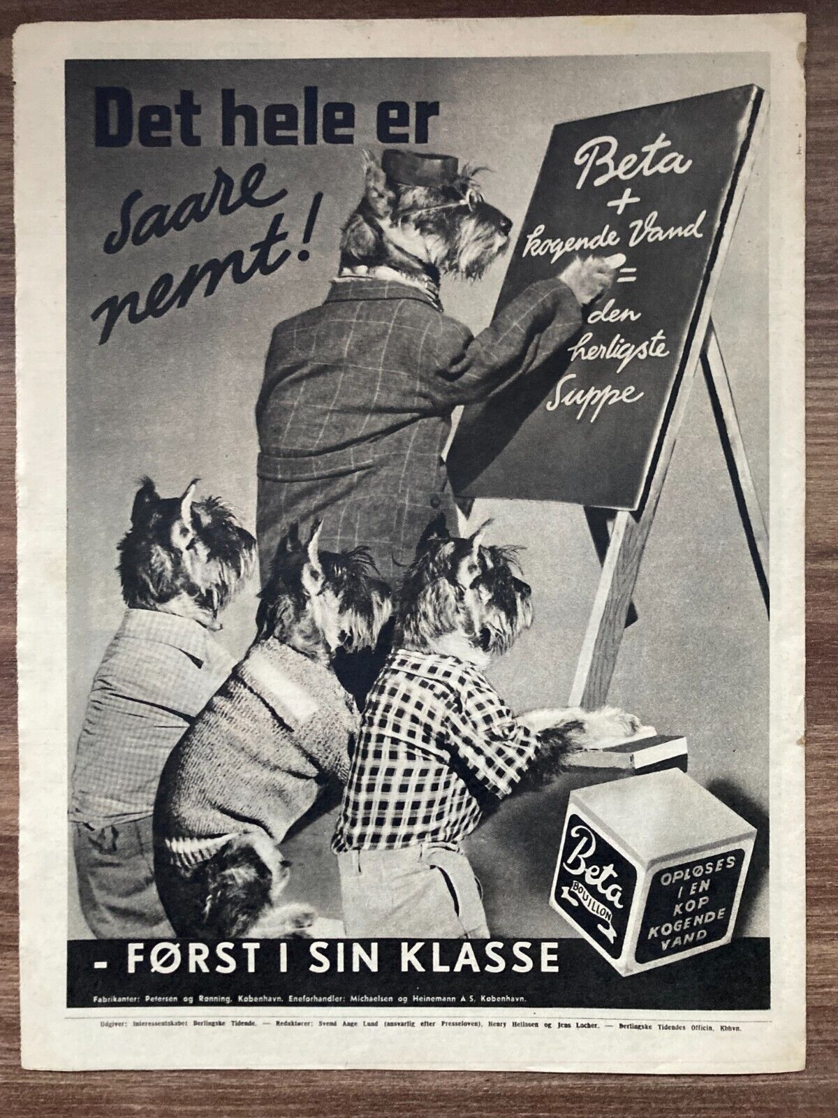 Denmark Boy Scouts Playing Lurs Jamboree Danish Magazine 1942 "Berlingske IT"