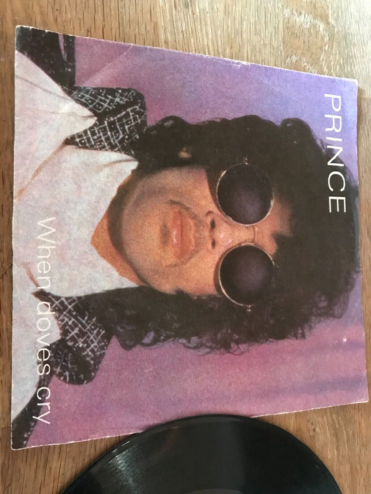 PRINCE "WHEN DOVES CRY/17 DAYS" 1982 WARNER BROS RECORDS WEST GERMAN PRESSED 7"