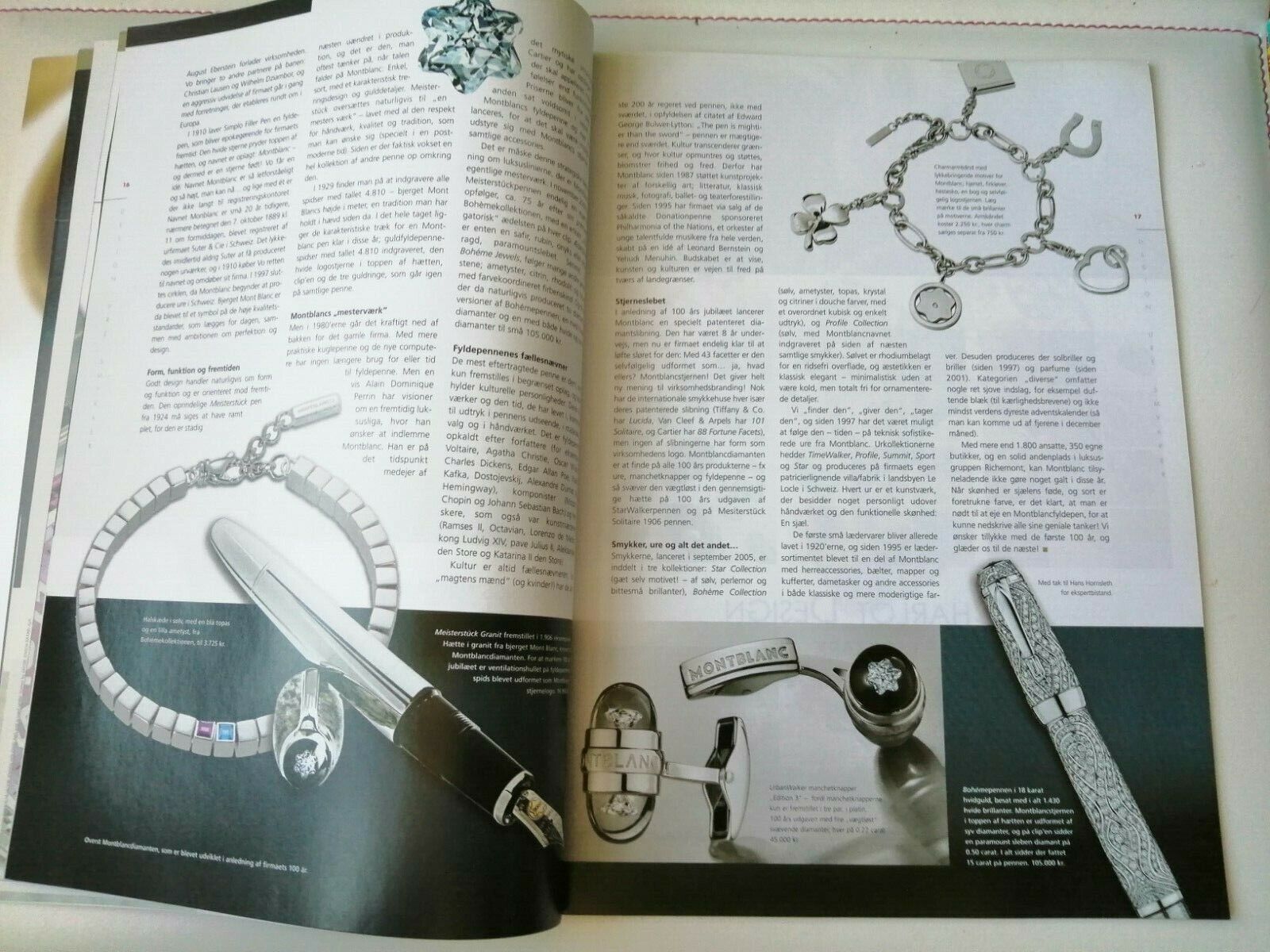 Design Watches and Jewellery Magazine Danish magazine from 2006