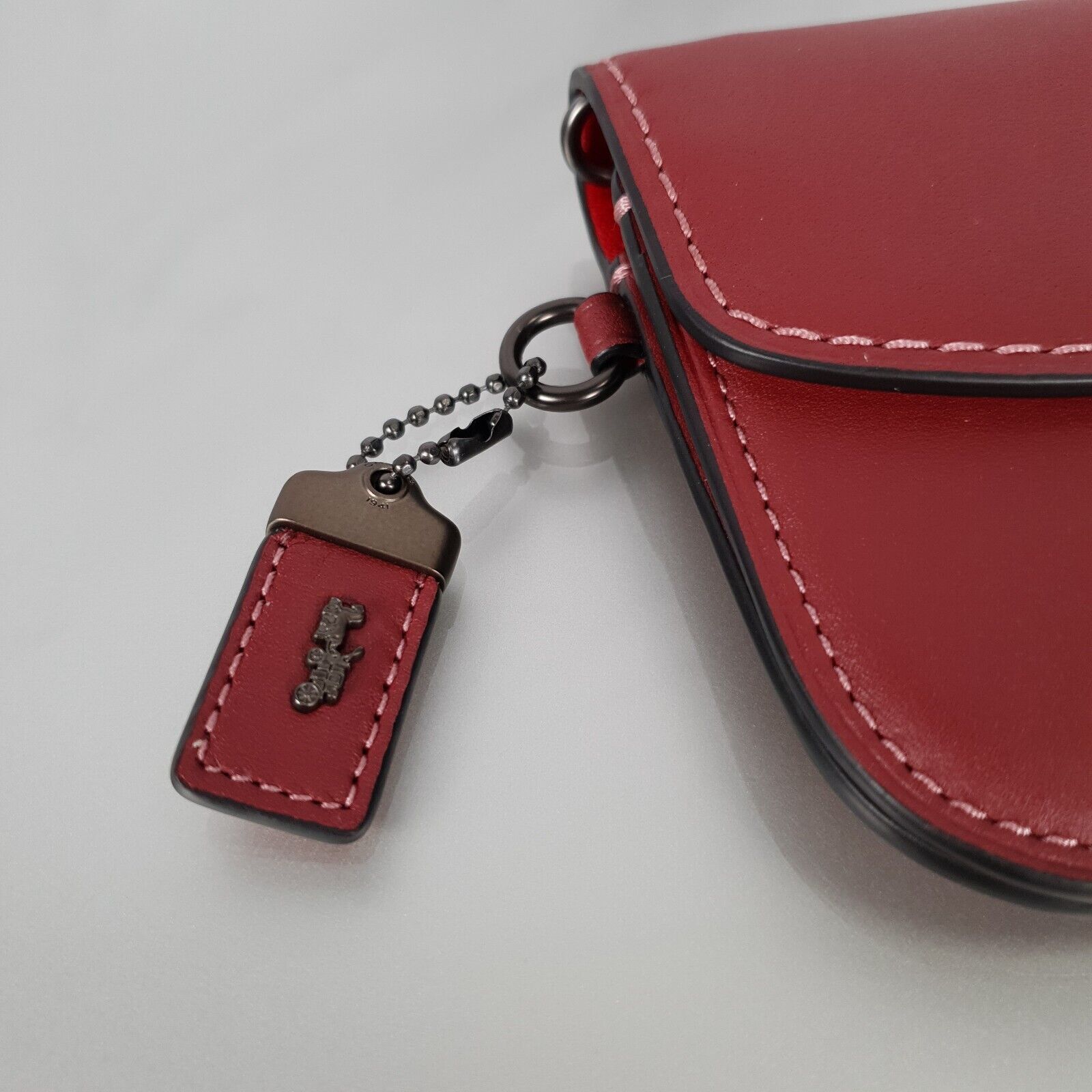 Coach 1941 Burgundy Red Wallet Clutch Smooth Leather