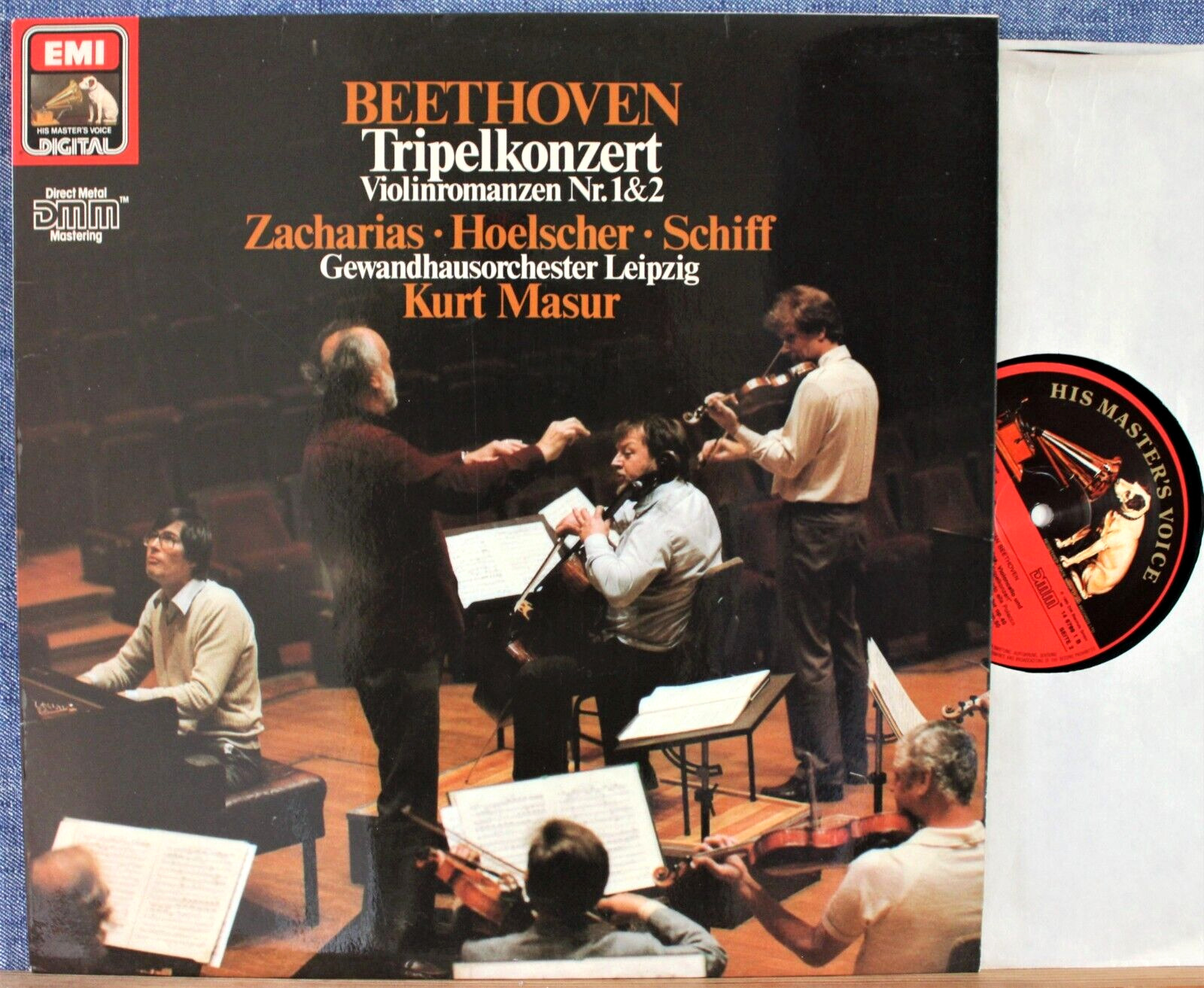 Zacharias; Hoelscher; Schiff; Masur Beethoven (Triple concerto) EMI 14 6789 dig