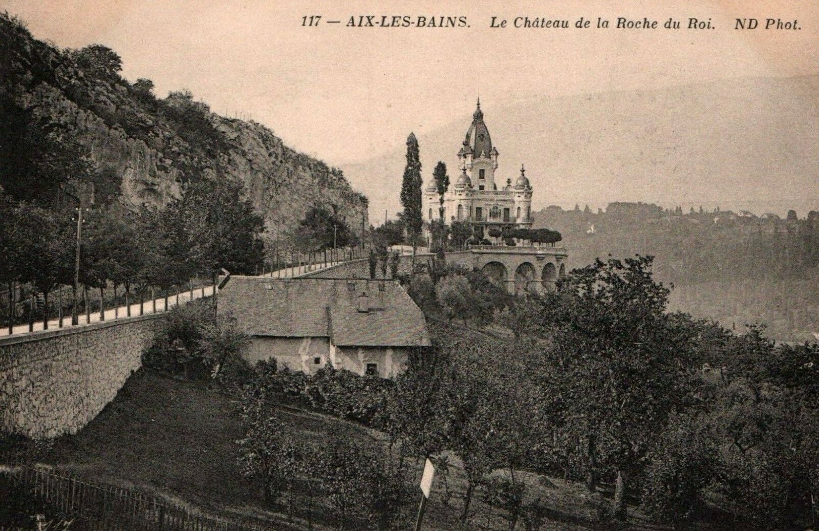 Aix-Les-Bains Le Chateau de la Roche du Roi Postcard