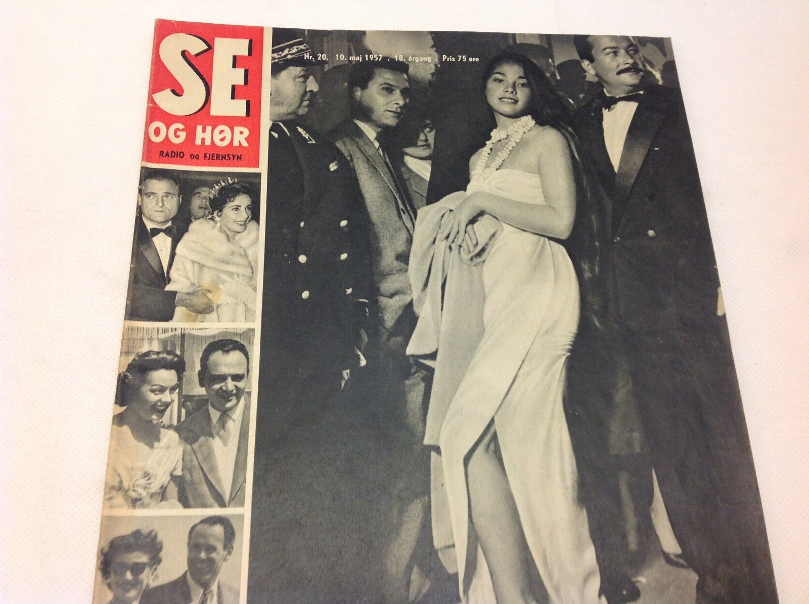 Elizabeth Taylor Ma-Ea Fior Hawaii Henry Fonda Danish Magazine "Se og Hør" 1957