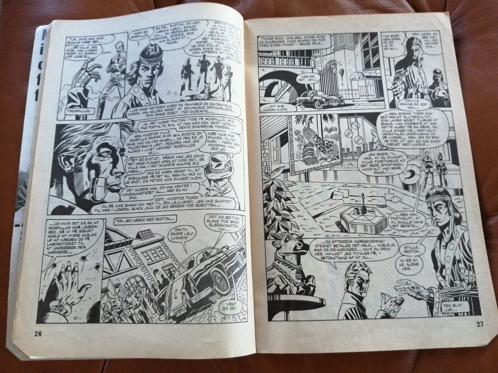 Danish comic magazineKUNG-FU no 98  1985