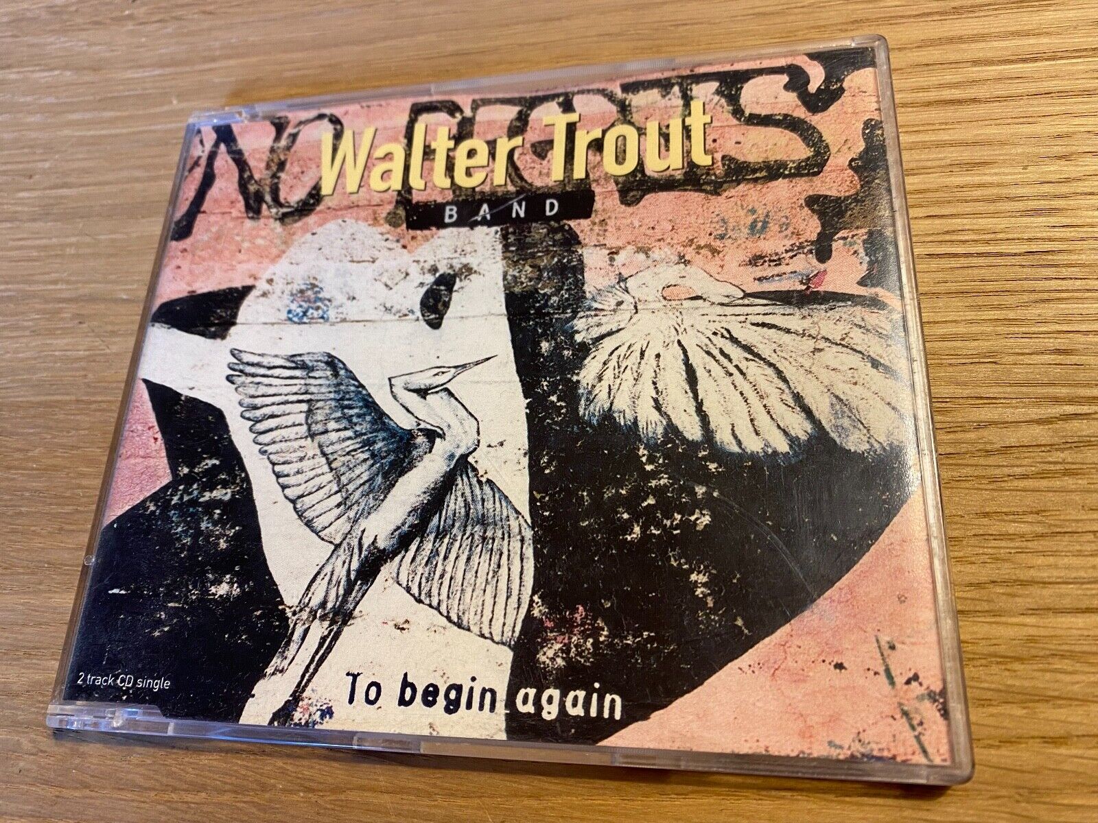 WALTER TROUT BAND "TO BEGIN AGAIN / SURROUNDED BY EDEN " 1995 2 TRACKS CD SINGLE