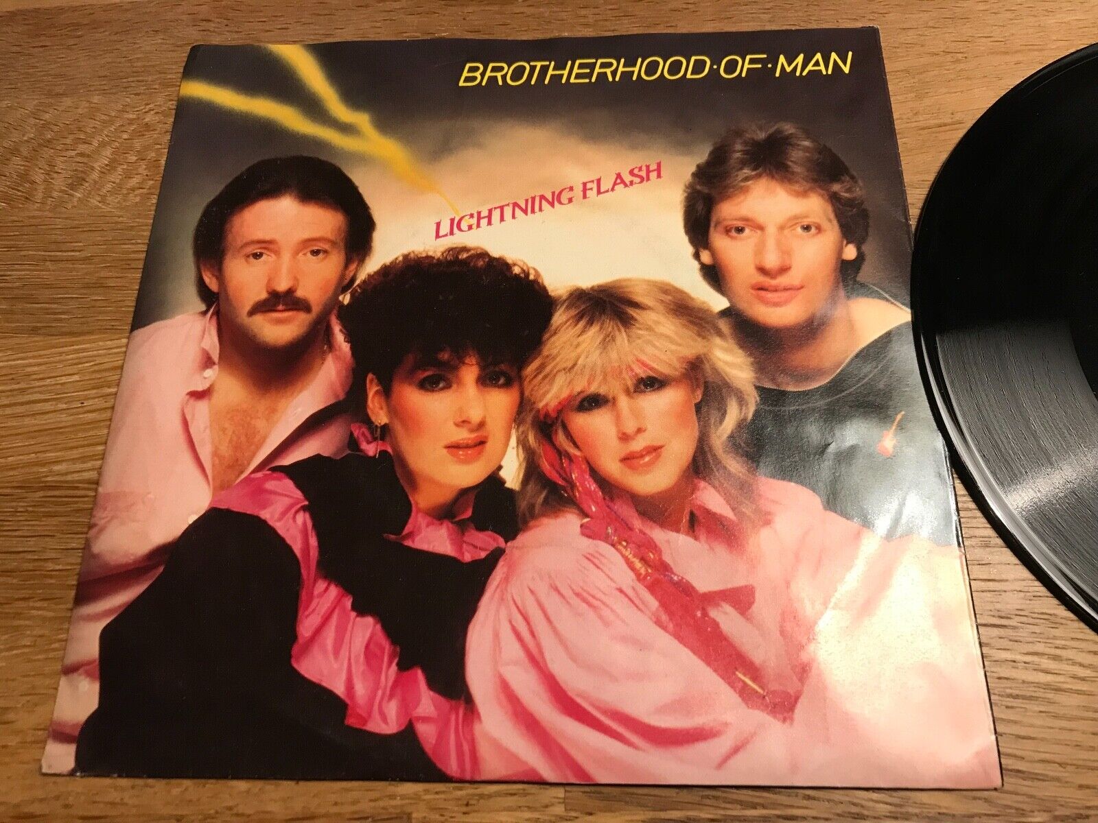 BROTHERHOOD OF MAN "LIGHTNING FLASH/HEARTBREAKER" 1982 EMI RECORDS HOLLAND RARE*