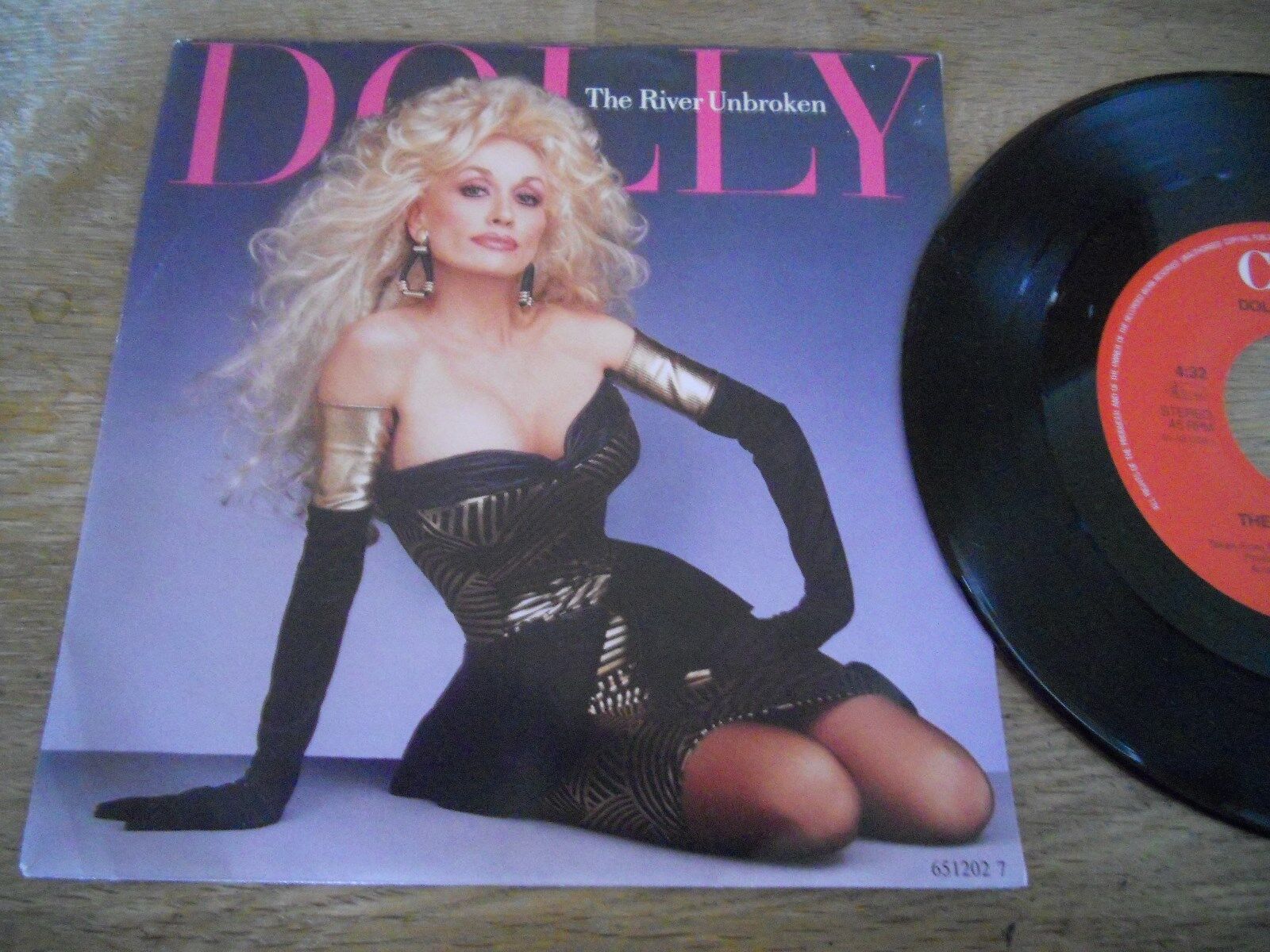 DOLLY PARTON "THE RIVER UNBROKEN / MORE THAN I CAN SAY" 1987 CBS RECORDS HOLLAND