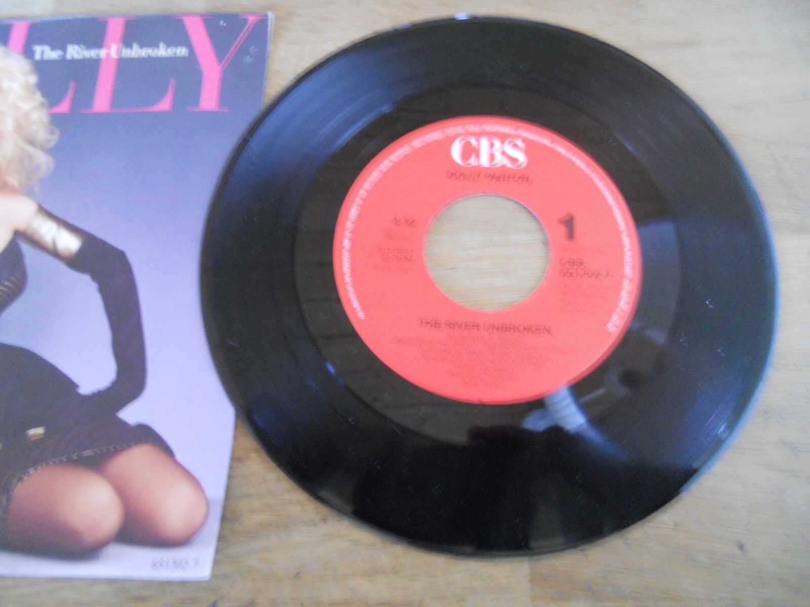 DOLLY PARTON "THE RIVER UNBROKEN / MORE THAN I CAN SAY" 1987 CBS RECORDS HOLLAND