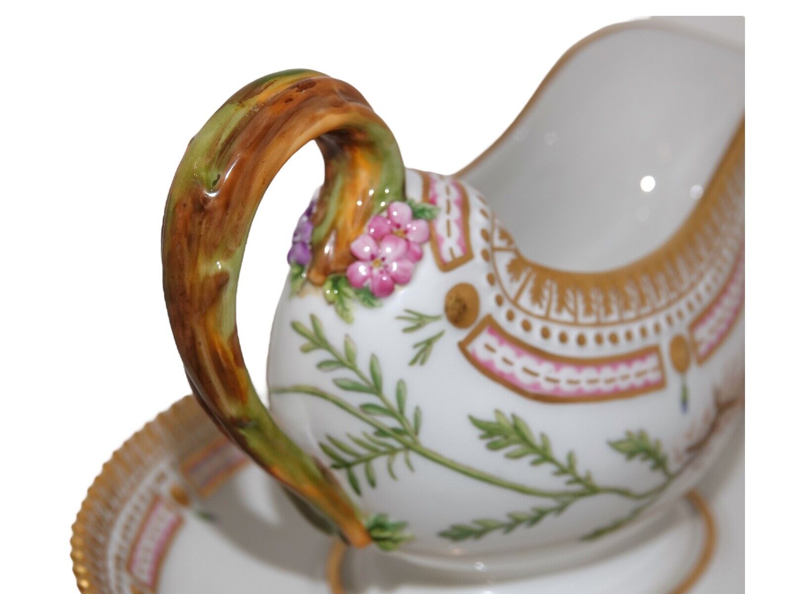 Royal Copenhagen Flora Danica gravy boat